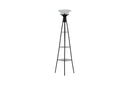 Gianni Versatile Shelf Tower Floor Lamp Charcoal Black image
