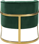 Carter Green Velvet Accent Chair