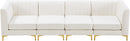 Alina Cream Velvet Modular Sofa