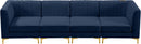 Alina Navy Velvet Modular Sofa