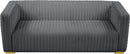 Ravish Grey Velvet Sofa