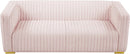 Ravish Pink Velvet Sofa