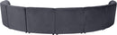 Limitless Grey Velvet 8pc. Modular Sectional