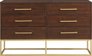 Maxine Cherry / Gold Dresser
