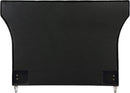 Kira Black Velvet Queen Bed