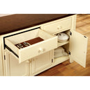 HARRISBURG Vintage White/Dark Oak Server