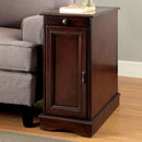 LILITH I Cherry Side Table w/ USB - Star USA Furniture Inc