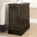 LILITH I Gray Side Table w/ USB - Star USA Furniture Inc