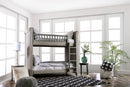 Sascha Gray Twin/Twin Bunk Bed - Star USA Furniture Inc