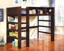 Annemarie Dark Walnut Twin Loft Bed - Star USA Furniture Inc