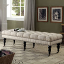 NIKI Ivory Bench - Star USA Furniture Inc