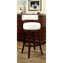 SHIRLEY Dark Oak/White 29" Bar Stool - Star USA Furniture Inc