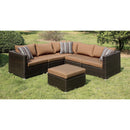ABION Brown/Espresso Patio Sectional - Star USA Furniture Inc