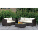 Ilona Brown/Beige Sofa +2 Chairs + Coffee Table - Star USA Furniture Inc