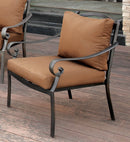 BONQUESHA I Brown/Distressed Black Arm Chair - Star USA Furniture Inc