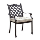 CHIARA I Tan/Bronze Arm Chair - Star USA Furniture Inc