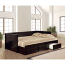 WOLFORD Black Full Size Daybed, Black - Star USA Furniture Inc