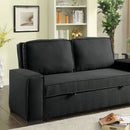 Balbriggan Warm Gray Futon Sofa - Star USA Furniture Inc