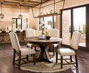 Julia Light Oak Round Dining Table - Star USA Furniture Inc