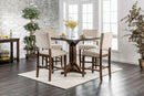 GLENBROOK Brown Cherry Counter Ht. Table - Star USA Furniture Inc