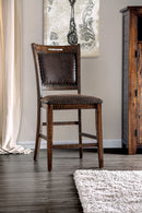 Wichita Light Walnut Counter Ht. Chair (2/CTN) - Star USA Furniture Inc