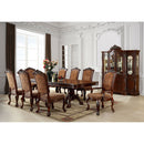 Cromwell Antique Cherry/Beige Side Chair (2/CTN) - Star USA Furniture Inc