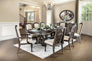 ARCADIA Rustic Natural Tone, Ivory 7 Pc. Dining Table Set (2AC+4SC) - Star USA Furniture Inc