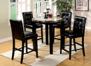 Atlas IV Black 40" Faux Marble Round Counter Ht. Table - Star USA Furniture Inc