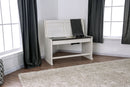 Nekoma Espresso/White Counter Ht. Bench - Star USA Furniture Inc