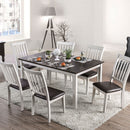 Raegan Espresso/White Dining Table - Star USA Furniture Inc