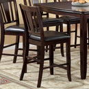 Edgewood II Espresso Counter Ht. Chair (2/CTN) - Star USA Furniture Inc