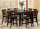 Edgewood II Espresso Square Counter Ht. Table - Star USA Furniture Inc