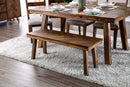 Signe Light Oak Bench - Star USA Furniture Inc