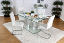 Richfield I Silver/Chrome Dining Table - Star USA Furniture Inc