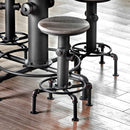 Foskey Antique Black Counter Ht. Chair (2/CTN) - Star USA Furniture Inc