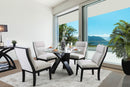 Jasmin Black/White Round Dining Table - Star USA Furniture Inc
