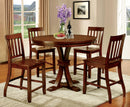 FOSTER II Dark Oak Counter Ht. Table - Star USA Furniture Inc