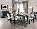 Alena Black 7 Pc. Dining Table Set - Star USA Furniture Inc