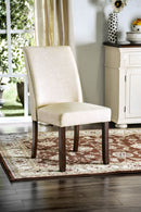 Cimma Espresso/Ivory Side Chair (2/CTN) - Star USA Furniture Inc
