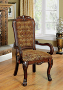 MEDIEVE Cherry Arm Chair, Cherry (2/CTN) - Star USA Furniture Inc