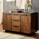 MADDISON Tobacco Oak/Black Server - Star USA Furniture Inc