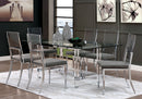 Casper Chrome 7 Pc. Dining Table Set - Star USA Furniture Inc