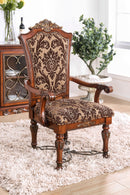 Lucie Brown Cherry Arm Chair (2/CTN) - Star USA Furniture Inc