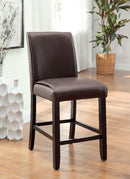 GLADSTONE II Dark Walnut Counter Ht. Chair (2/CTN) - Star USA Furniture Inc