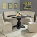Nerissa Antique Black Square Dining Table, Antique Black - Star USA Furniture Inc