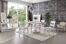 Bridgid Antique White/Dark Oak 7 Pc. Dining Table Set - Star USA Furniture Inc