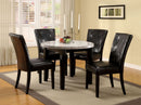 Marion I Ivory/Espresso Round Dining Table - Star USA Furniture Inc