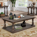 Tammie Brown Coffee Table, Gray - Star USA Furniture Inc