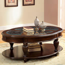 Centinel Dark Cherry Coffee Table - Star USA Furniture Inc