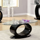 LODIA III Black Coffee Table, Black - Star USA Furniture Inc